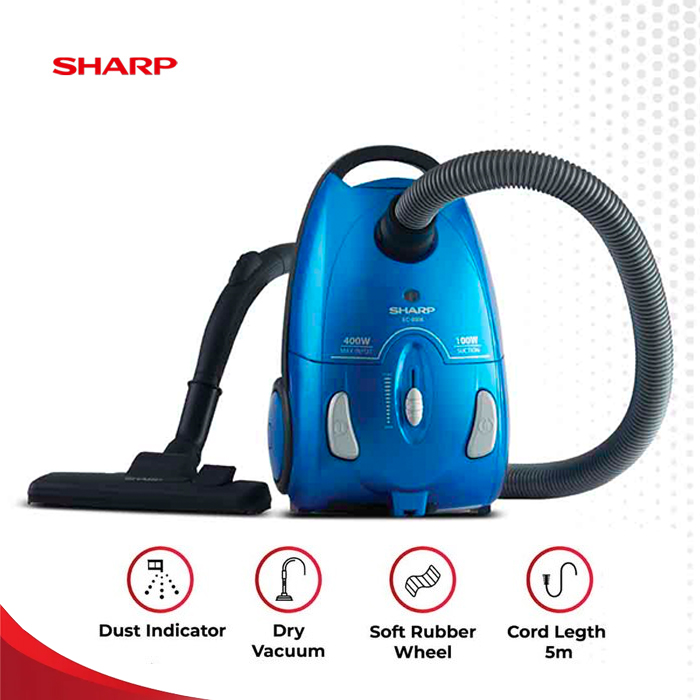 Sharp Vacuum Cleaner - EC-8305 B Biru